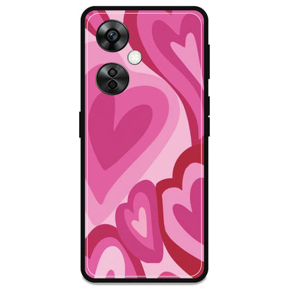 Pink Mini Hearts - Armor Case For OnePlus Models OnePlus Nord CE 3 lite