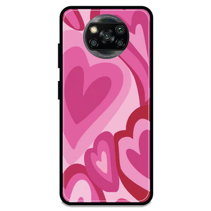 Pink Mini Hearts - Armor Case For Poco Models Poco X3