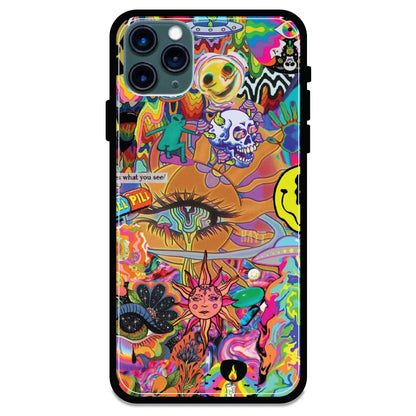 Trippy Collage - Armor Case For Apple iPhone Models 11 Pro Max