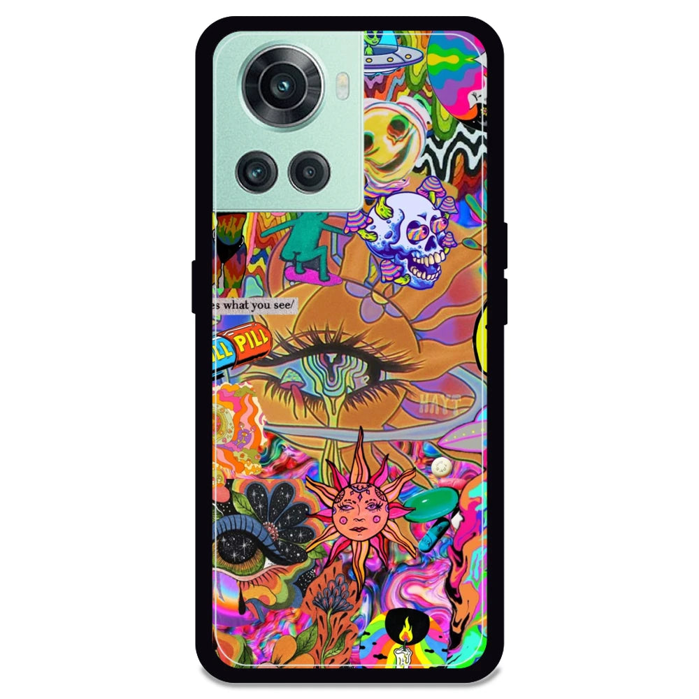Trippy Collage - Armor Case For OnePlus Models One Plus Nord 10R