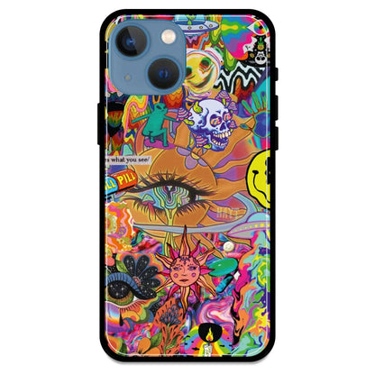 Trippy Collage - Armor Case For Apple iPhone Models 13 Mini