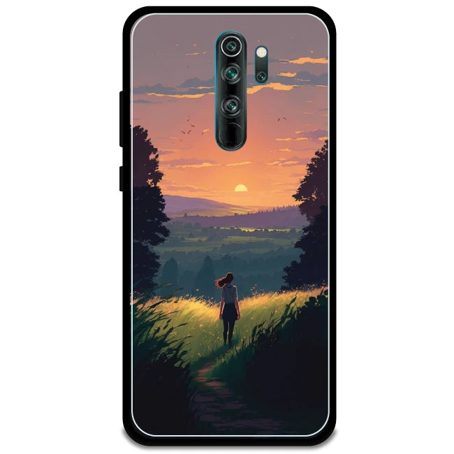 Girl & The Mountains - Armor Case For Redmi Models 8 Pro