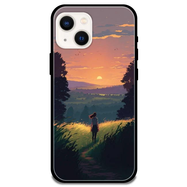 Girl & The Mountains - Armor Case For Apple iPhone Models Iphone 13