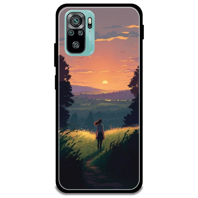 Girl & The Mountains - Armor Case For Redmi Models 10s