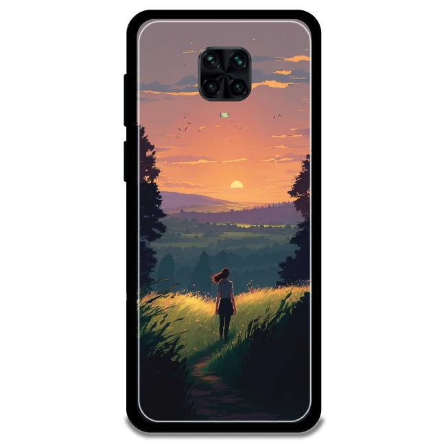 Girl & the Mountains - Armor Case For Poco Models Poco M2 Pro