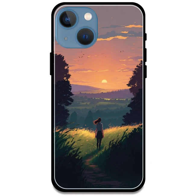 Girl & The Mountains - Armor Case For Apple iPhone Models Iphone 13 Mini