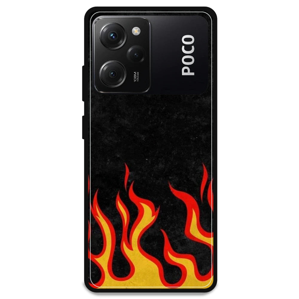 Low Flames - Armor Case For Poco Models Poco X5 Pro 5G