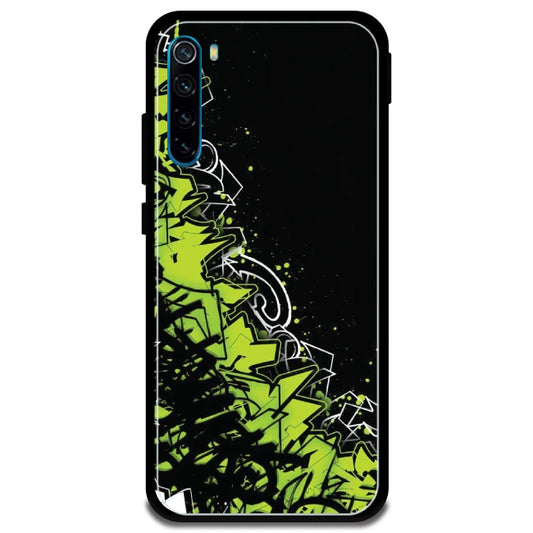 Green Graffiti - Armor Case For Redmi Models 8