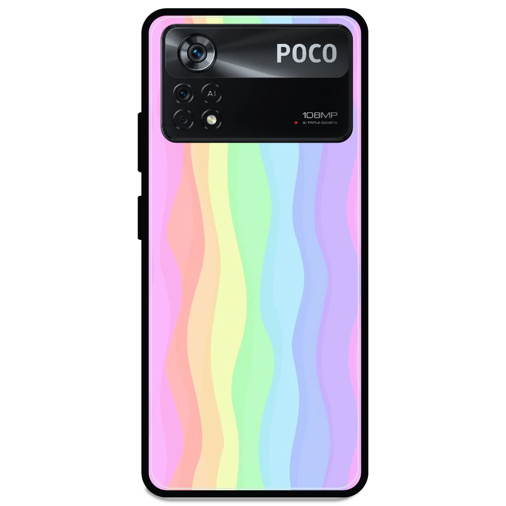 Pastel Rainbows - Armor Case For Poco Models Poco X4 Pro 5G
