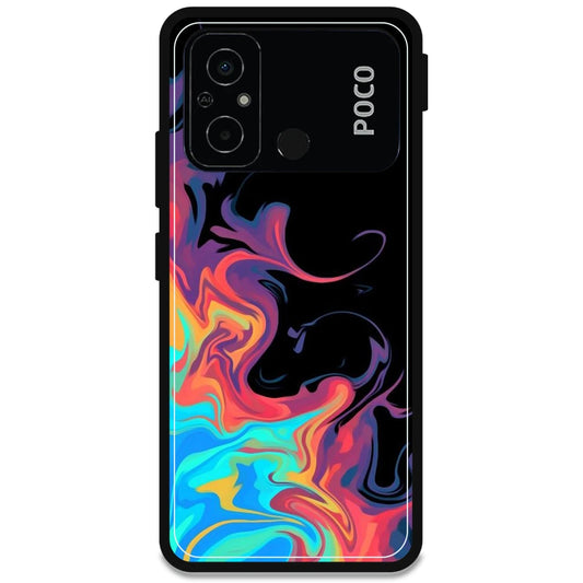 Rainbow Watermarble - Armor Case For Poco Models Poco C55