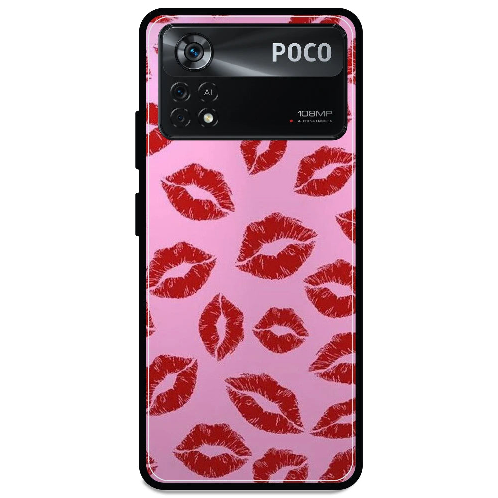 Kisses - Armor Case For Poco Models Poco X4 Pro 5G