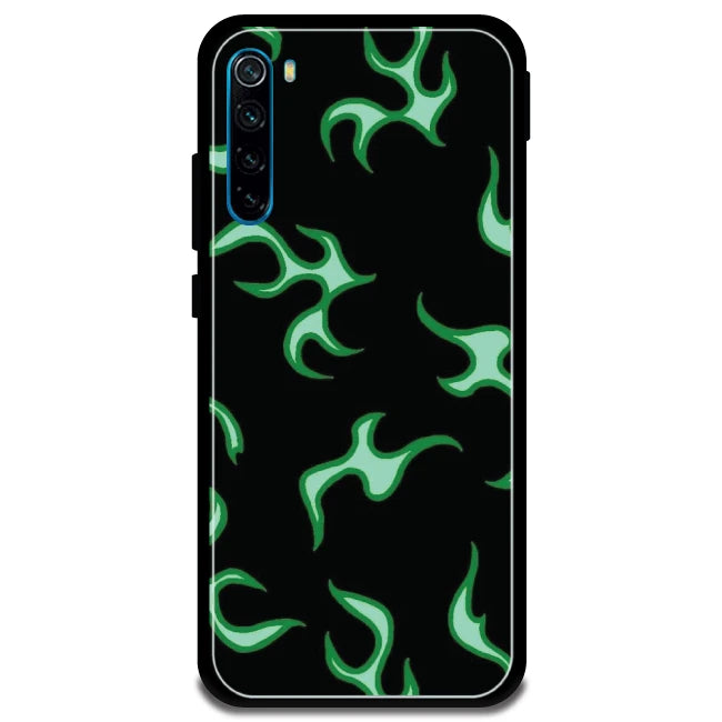 Green Flames  - Armor Case For Redmi Models 8