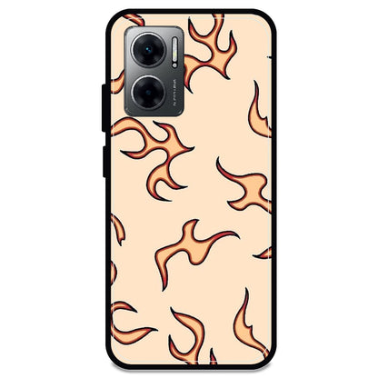 Yellow Flames - Armor Case For Redmi Models 11 Prime 5g