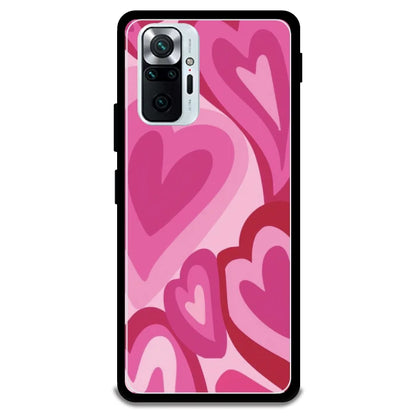 Pink Mini Hearts  - Armor Case For Redmi Models 10 Pro