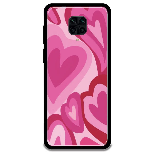 Pink Mini Hearts - Armor Case For Poco Models Poco M2 Pro