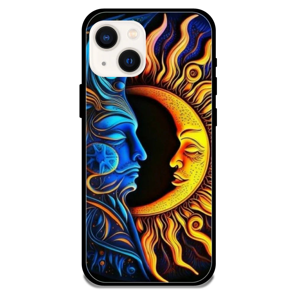 Sun & Moon Art - Armor Case For Apple iPhone Models 13