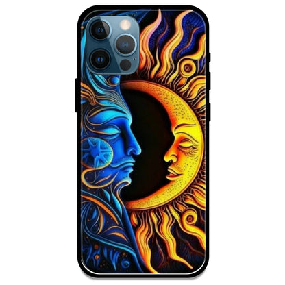 Sun & Moon Art - Armor Case For Apple iPhone Models 13 Pro