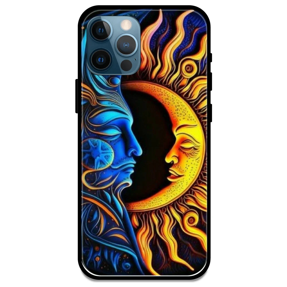 Sun & Moon Art - Armor Case For Apple iPhone Models 14 Pro