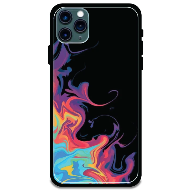 Rainbow Watermarble - Armor Case For Apple iPhone Models Iphone 11 Pro Max