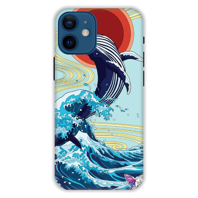 Whale & Waves - Hard Cases For Apple iPhone Models