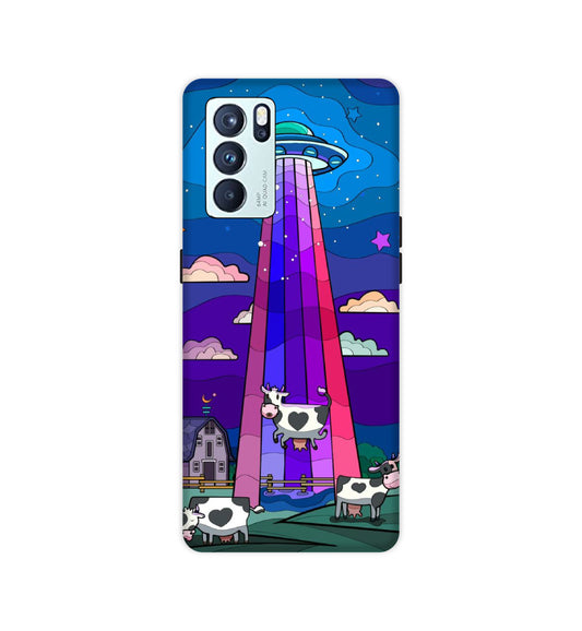 Cow Galaxy Graffiti - Hard Cases For Oppo Models