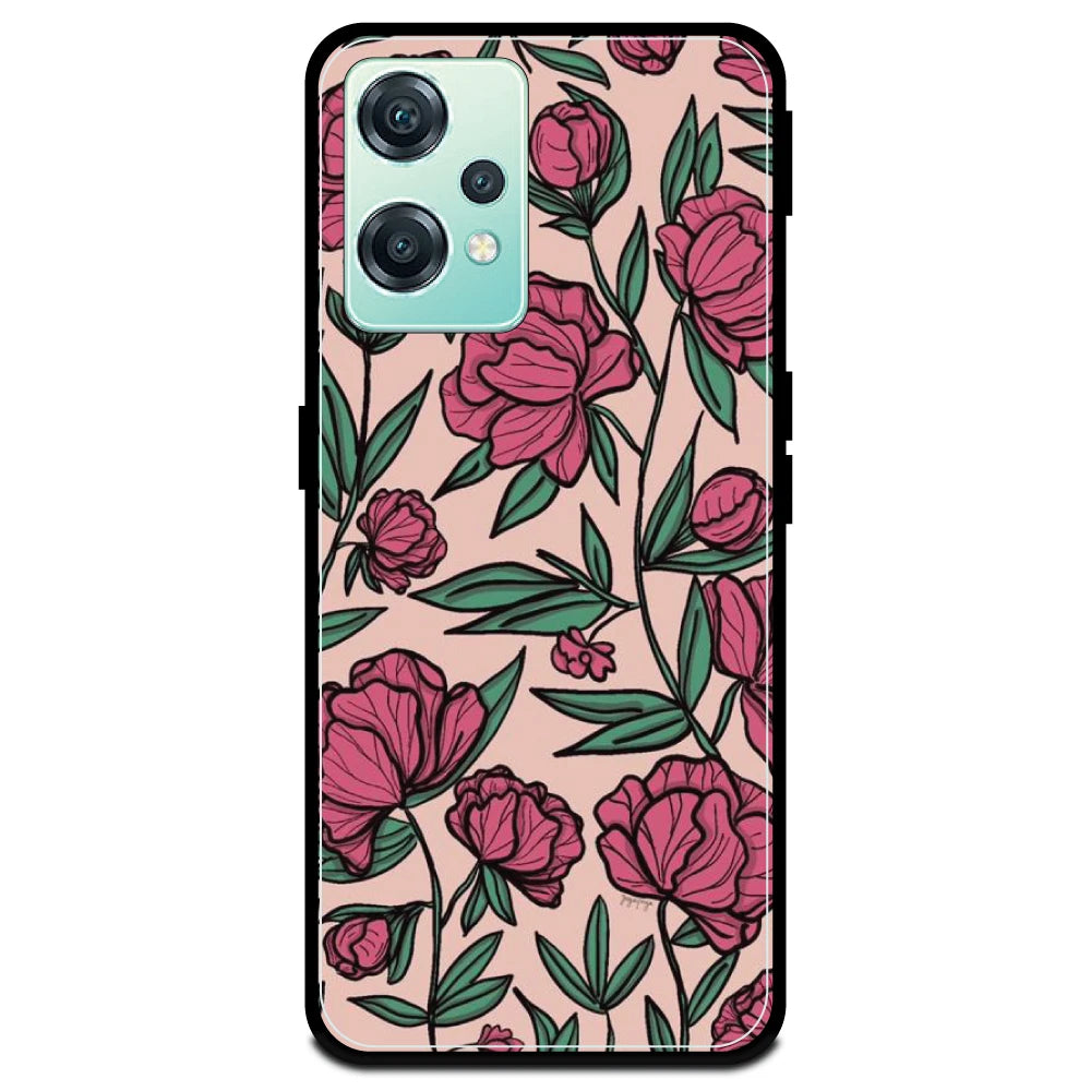 Pink Roses Armor Case OnePlus Nord CE 2 lite
