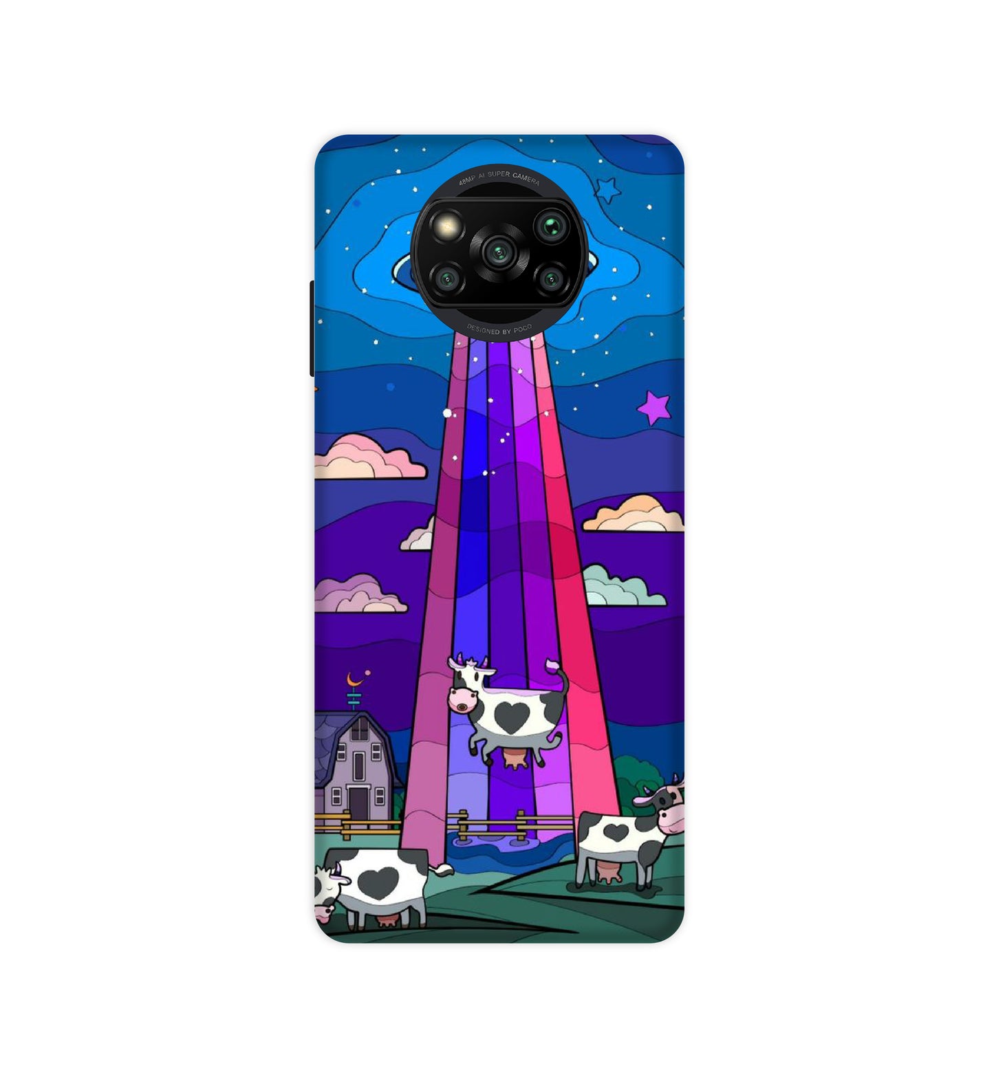 Cow Galaxy Graffiti - Hard Cases For Poco Models