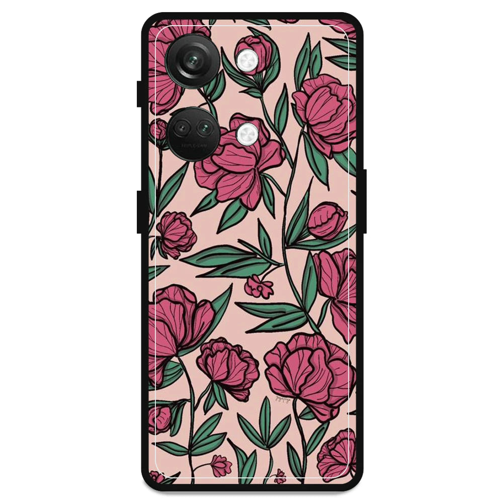 Pink Roses - Armor Case For OnePlus Models OnePlus Nord 3