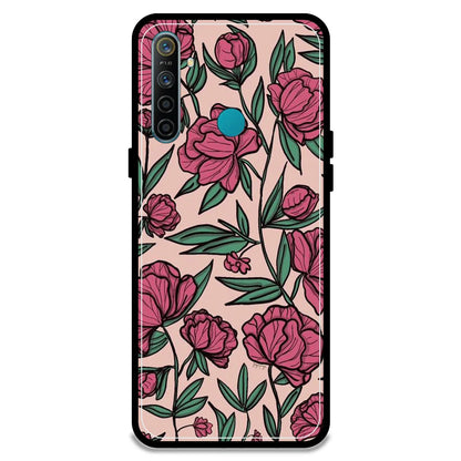 Pink Roses - Armor Case For Realme Models Realme 5i