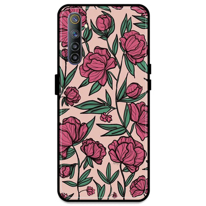 Pink Roses - Armor Case For Realme Models Realme 6