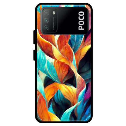 Leaves Abstract Art - Armor Case For Poco Models Poco M3