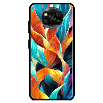 Leaves Abstract Art - Armor Case For Poco Models Poco X3
