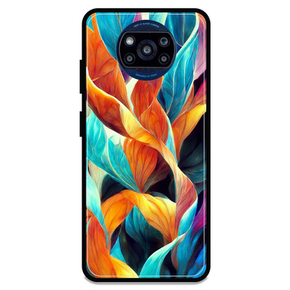 Leaves Abstract Art - Armor Case For Poco Models Poco X3 Pro
