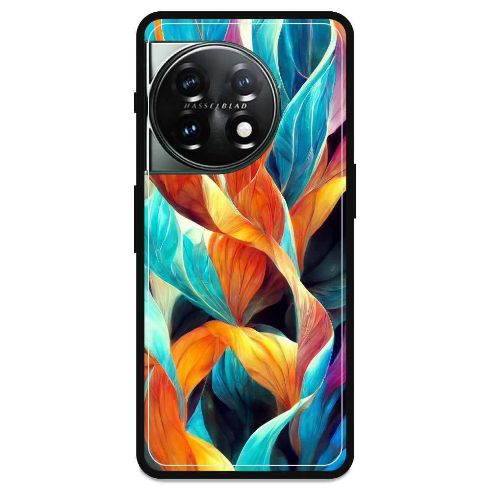 Leaves Abstract Art - Armor Case For OnePlus Models OnePlus 11