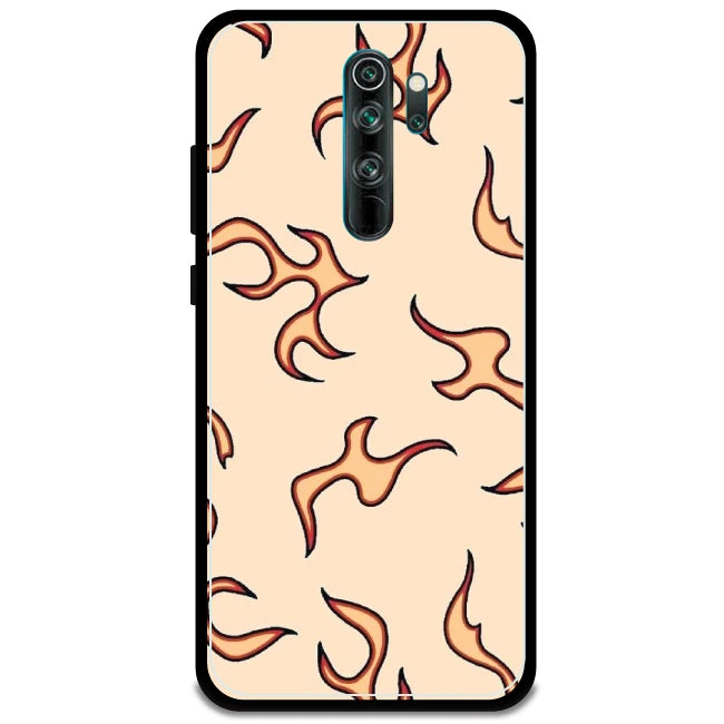 Yellow Flames - Armor Case For Redmi Models 8 Pro