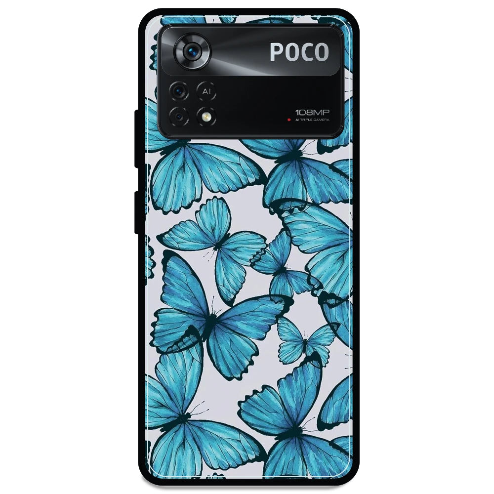 Butterflies - Armor Case For Poco Models Poco X4 Pro 5G