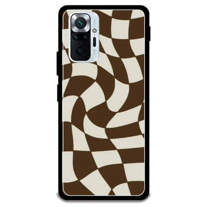 Brown Checks - Armor Case For Redmi Models 10 Pro