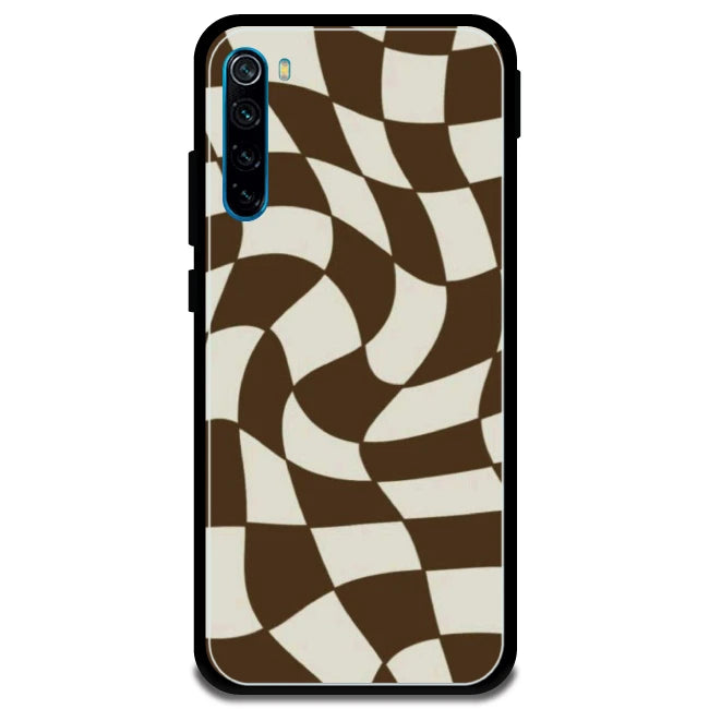 Brown Checks - Armor Case For Redmi Models 8