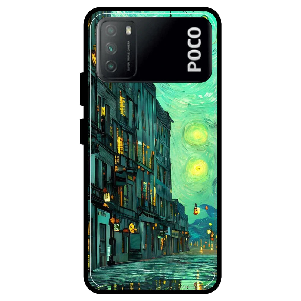 Van Gogh Green Art - Armor Case For Poco Models Poco M3