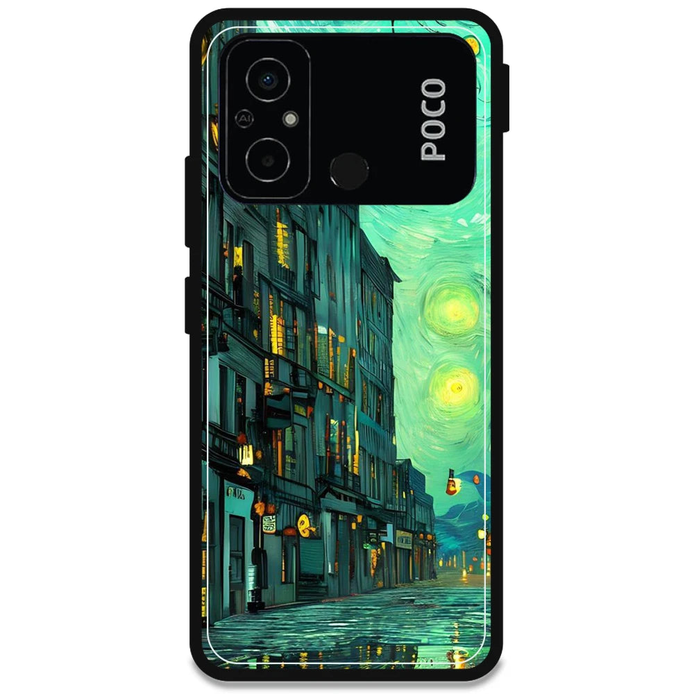 Van Gogh Green Art - Armor Case For Poco Models Poco C55