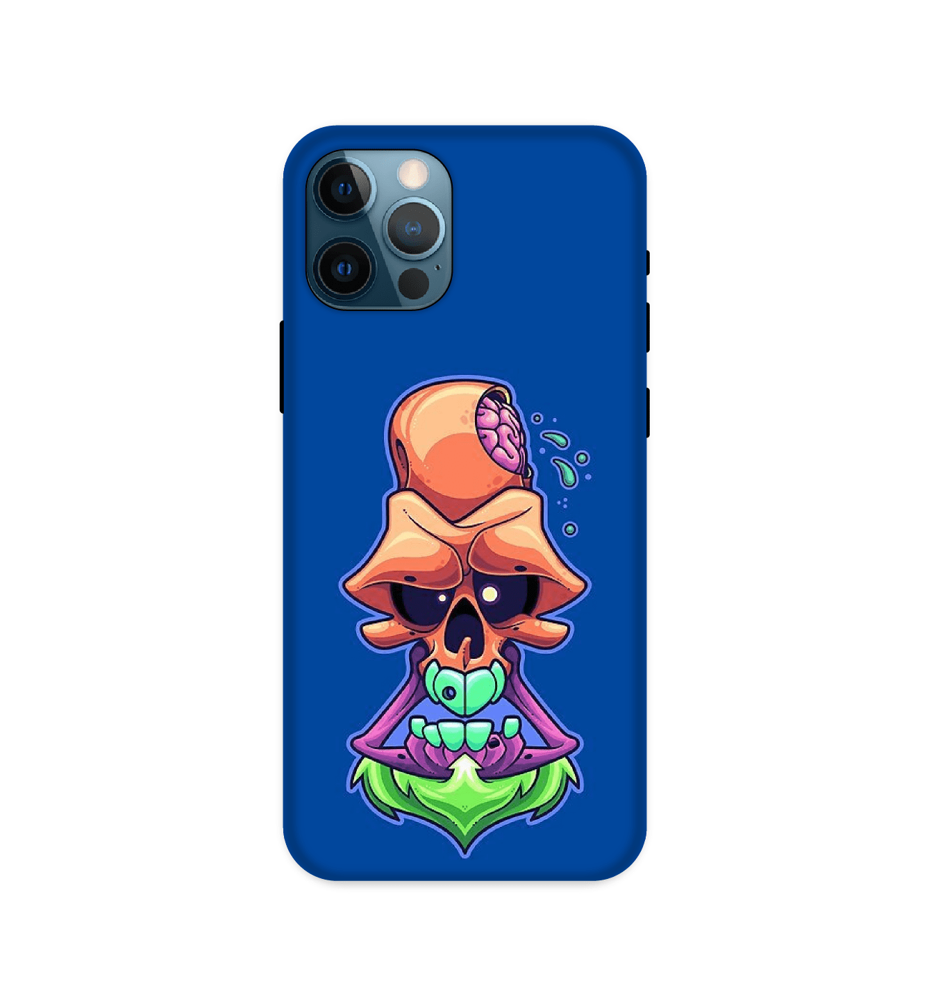 Psychedelic Skull - Hard Cases For iPhone Models