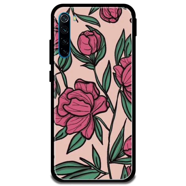 Pink Roses - Armor Case For Redmi Models 8