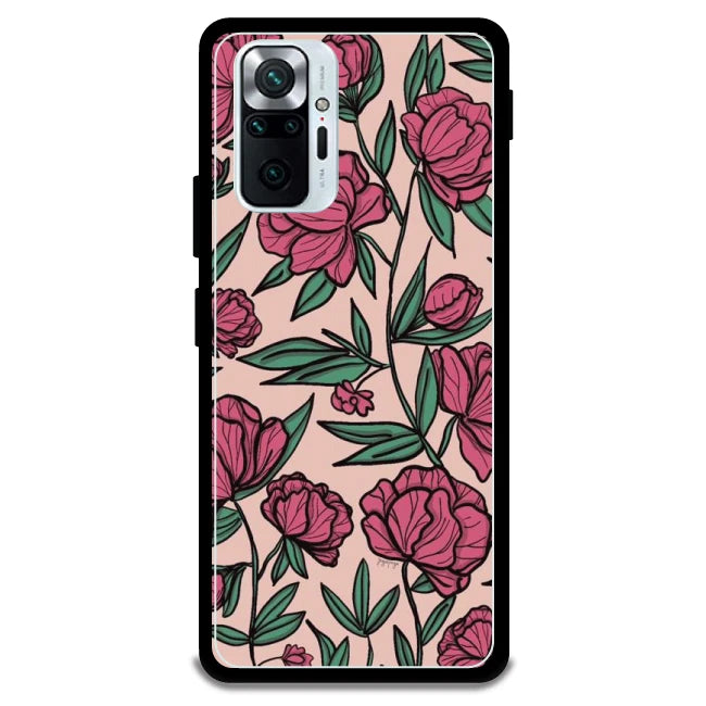 Pink Roses - Armor Case For Redmi Models 10 Pro
