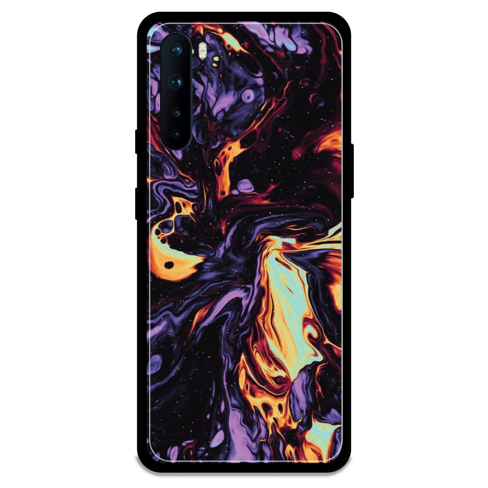 Purple & Orange Swirl - Armor Case For OnePlus Models One Plus Nord