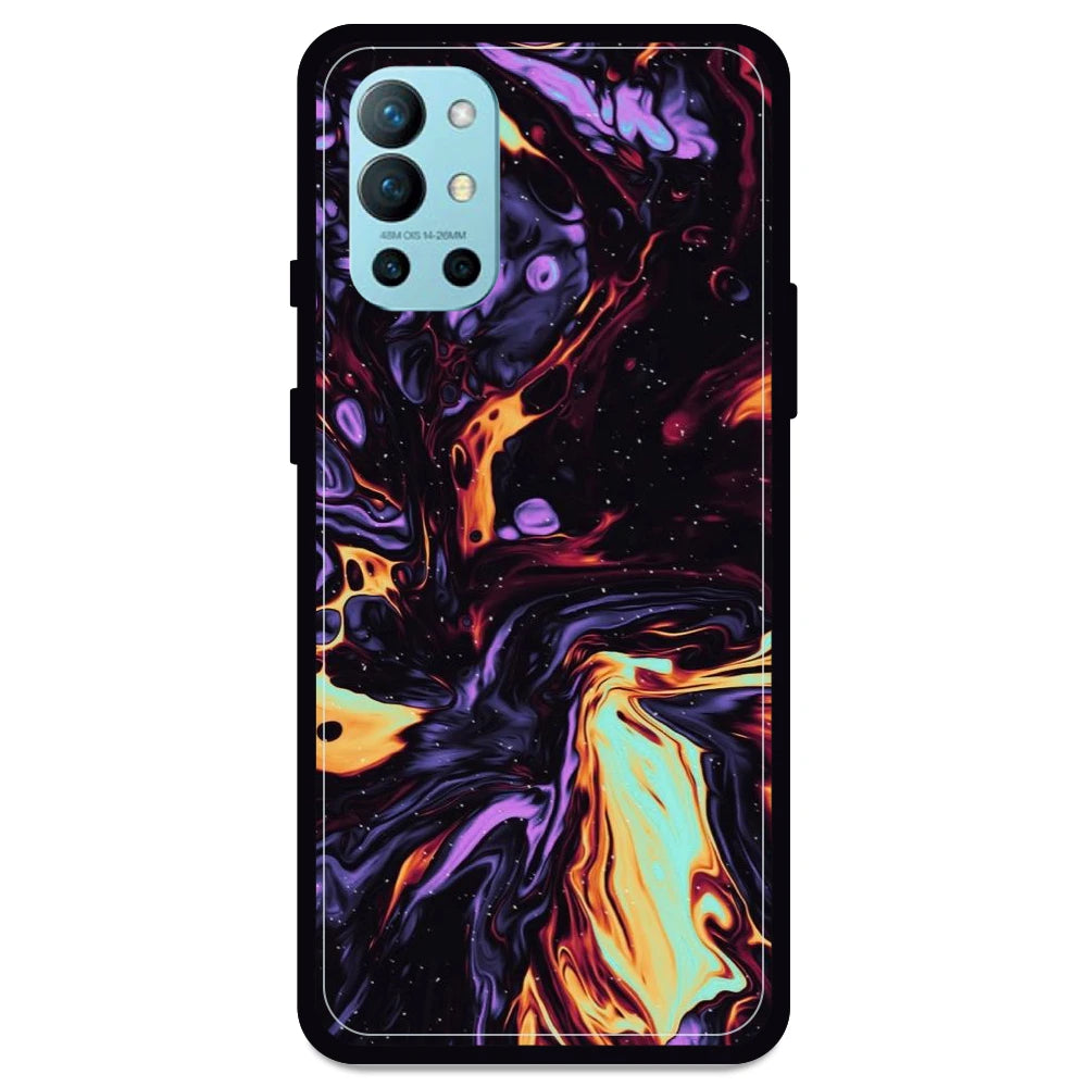 Purple & Orange Swirl - Armor Case For OnePlus Models One Plus Nord 9R