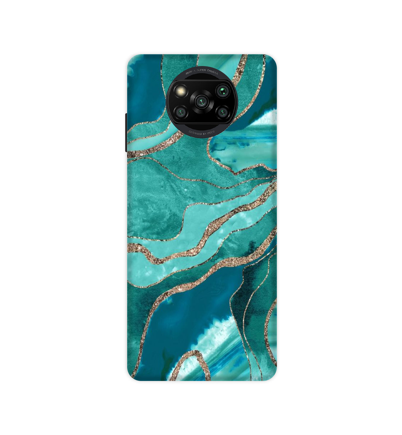 Green Marble - Hard Cases For Poco Models