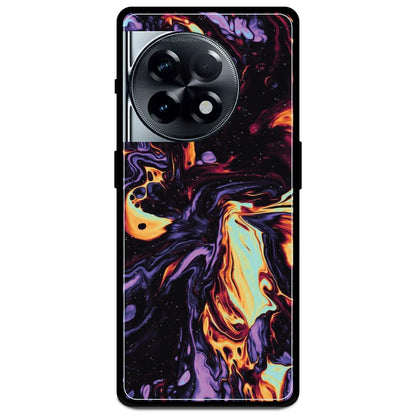 Purple & Orange Swirl - Armor Case For OnePlus Models One Plus Nord 11R