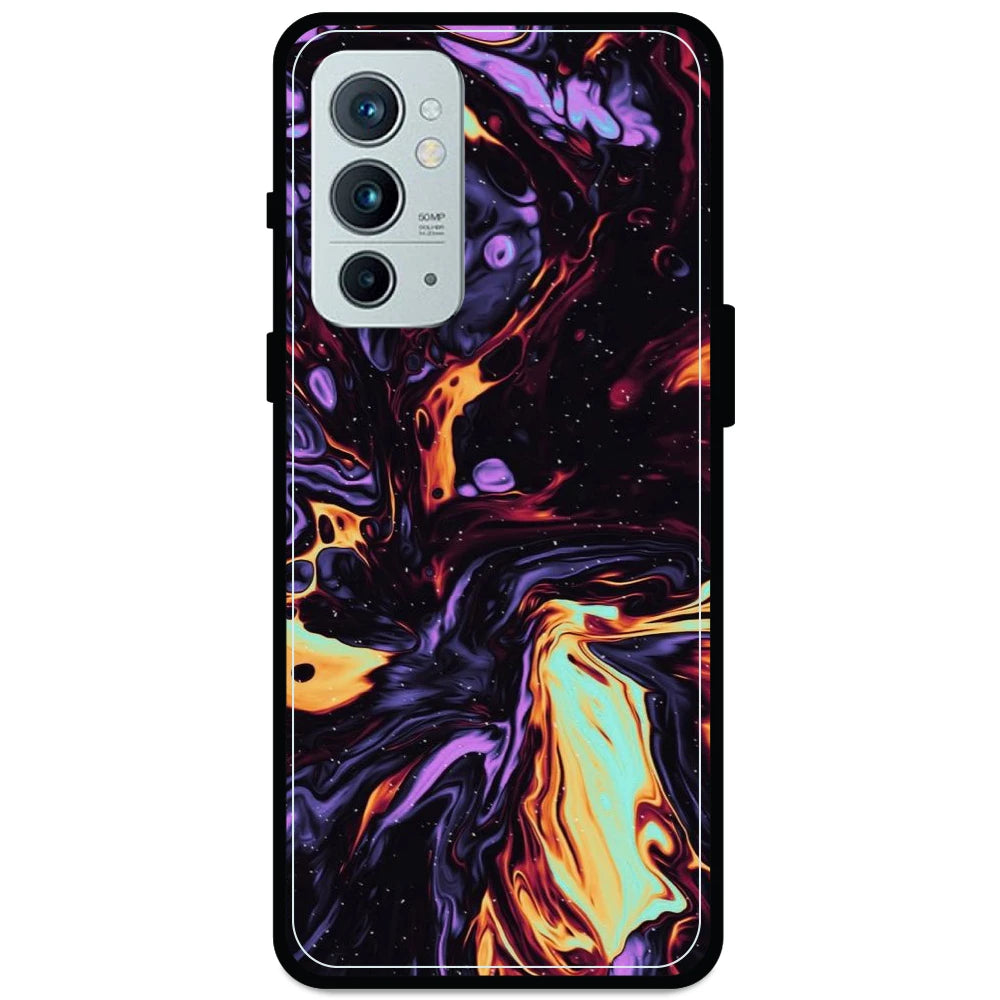 Purple & Orange Swirl - Armor Case For OnePlus Models One Plus Nord 9RT