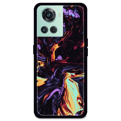 Purple & Orange Swirl - Armor Case For OnePlus Models One Plus Nord 10R