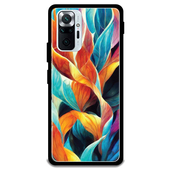Leaves Abstract Art - Armor Case For Redmi Models 10 Pro Max